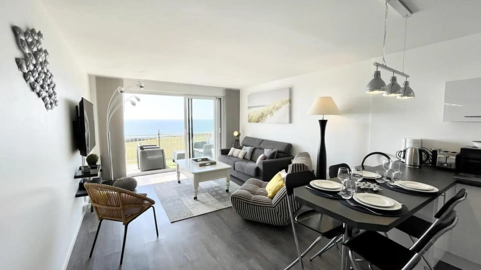 Magnifique T2 Archi Cosy Vue Mer 180 Piscine Guidel